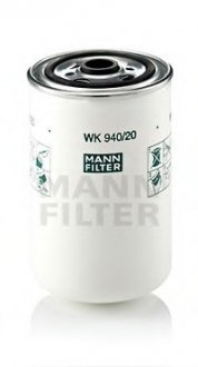 Фильтр топливный низкого давления RVI Magnum, Midlum, Premium, Kerax MANN-FILTER WK 940/20 (фото 1)
