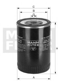Фильтр топливный низкого давления CATERPILLAR, KOMATSU, SAME, MB MANN-FILTER WK 950/3 (фото 1)