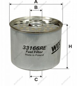 Фильтрующий элемент топливного фильтра WF8018 = FN PM819 = WIX FILTERS 33166RE