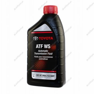 Масло трансмиссионное синтетическое OE ATF WS 1QT TOYOTA 00289-ATFWS (фото 1)