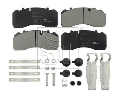 Комплект тормозных колодок, дисковый тормоз ST-TEMPLIN ST-Templin Automotive 03.120.8700.111