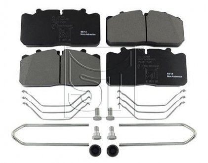 Комплект тормозных колодок, дисковый тормоз ST-TEMPLIN ST-Templin Automotive 03.120.8700.091