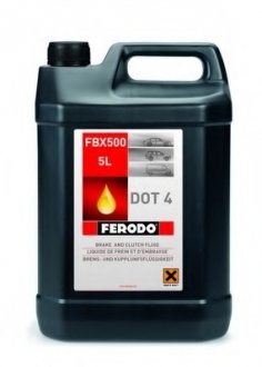 Тормозная жидкость Synthetic DOT4 5L Ferodo FBX500 (фото 1)