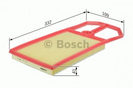 Фильтр воздушный HONDA Jazz 1,2i 02- 1 987 429 191 BOSCH 1987429191