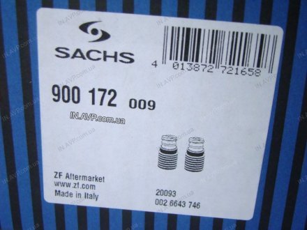 Защитный комплект амортизатора передний 900 172 SACHS 900172