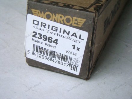 Амортизатор задний газомасляный MONROE 23964 (фото 1)