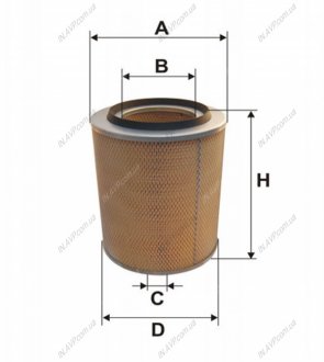 Фильтр воздушный = FN AM409/1 WIX FILTERS 42327E