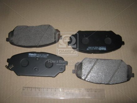 Тормозные колодки дисковые передні Mando MPH41 (фото 1)