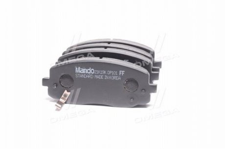 Тормозные колодки дисковые передние Mando MPK25