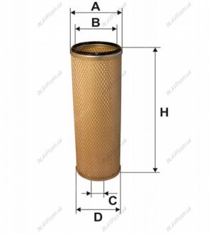 Фильтр воздушный = FN AM474W WIX FILTERS 93343E