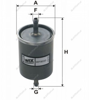 Фильтр топливный = FN PP831 WIX FILTERS WF8033 (фото 1)