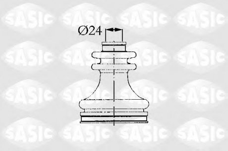 Комплект пылника, приводной вал SASIC 4003425