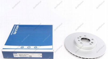 Тормозной диск PLATINUM MEYLE AG 383 521 0019/PD (фото 1)