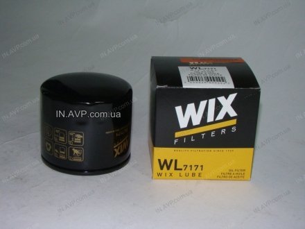 Фильтр масляный OPEL, KIA, MITSUBISHI /OP617 (WIX-Filtron) WIX FILTERS WL7171