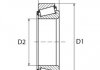 Подшипник ступицы роликовый MOOG FD-WB-11218 (фото 2)