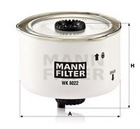 Фильтр топливный MANN WK 8022 = WK 8022X MANN-FILTER WK 8022 X