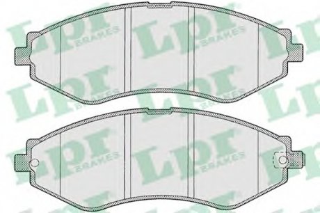 Тормозные колодки дисковые LPR 05P1208
