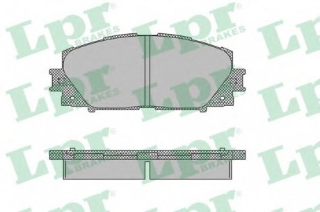 Тормозные колодки дисковые LPR 05P1333