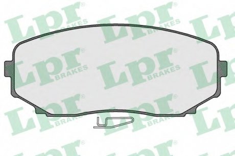 Тормозные колодки дисковые LPR 05P1573