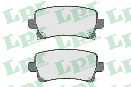 Тормозные колодки дисковые LPR 05P1584