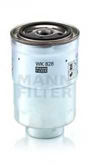 Фильтр топливный MANN WK 828X = WK 828 MANN-FILTER WK 828 X
