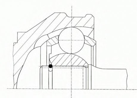 ШРУС внутренний с пыльником GKN 304556