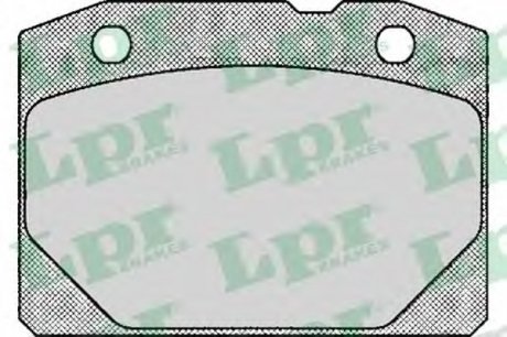 Тормозные колодки дисковые LPR 05P127