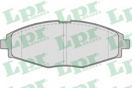 Тормозные колодки дисковые LPR 05P693 (фото 1)