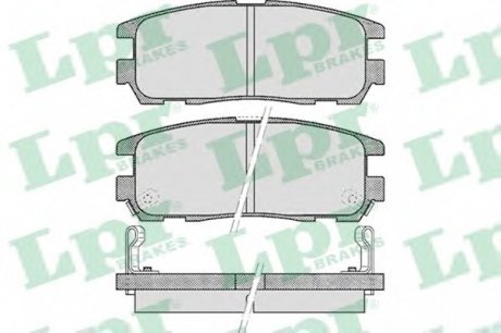 Тормозные колодки дисковые LPR 05P524