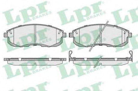 Тормозные колодки дисковые LPR 05P090