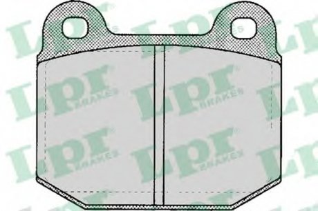 Тормозные колодки дисковые LPR 05P137
