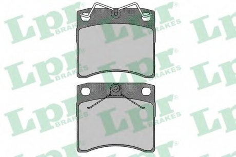 Тормозные колодки дисковые LPR 05P631