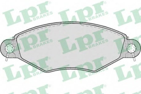 Тормозные колодки дисковые LPR 05P708 (фото 1)
