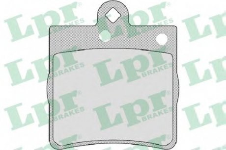 Тормозные колодки дисковые LPR 05P726 (фото 1)