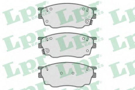 Комплект гальмівних колодок з 4 шт. дисків LPR 05P877