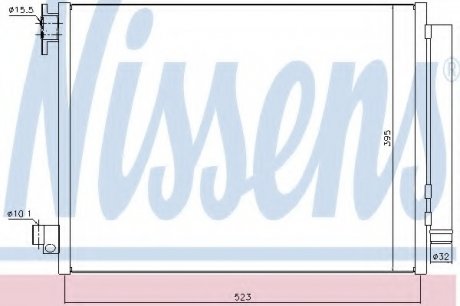 Радіатор кондиционера NISSENS Nissens A/S 940321