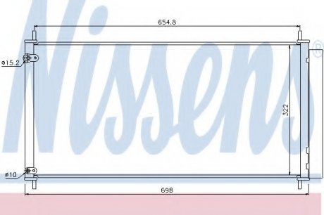 Радиатор кондиционера NISSENS Nissens A/S 940036