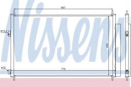 Радиатор кондиционера NISSENS Nissens A/S 940021