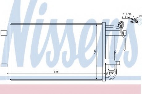 Радиатор кондиционера NISSENS Nissens A/S 940149