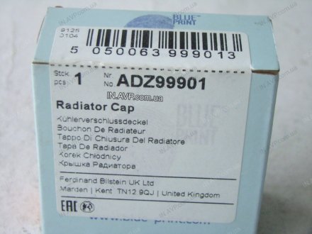 Крышка радиатора Blue Print ADZ99901 (фото 1)