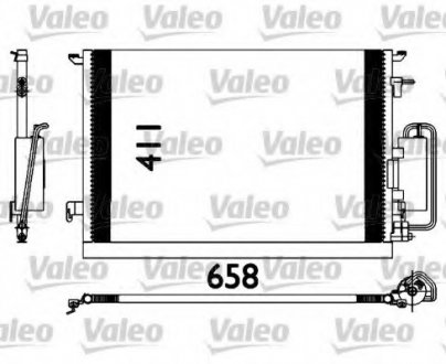 Радиатор кондиционера Valeo 817647 (фото 1)