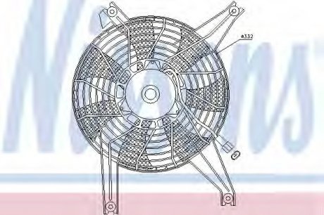 Вентилятор радиатора Nissens A/S 85383 (фото 1)