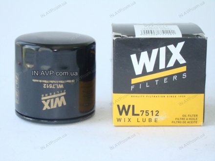 Фильтр масляный WIX FILTERS WL7512