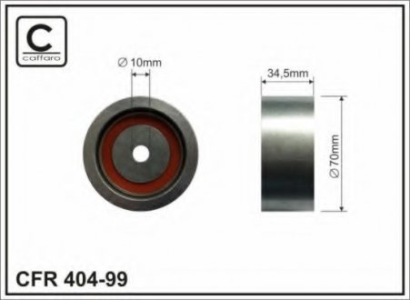 Направляющий ролик Caffaro 404-99