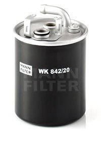 Фильтр топливный MANN-FILTER WK 842/20 (фото 1)
