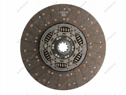 Диск зчеплення MAN, MB, RVI, VOLVO, 430WGTZ, 2"-10N 343 0202 10 LuK 343020210