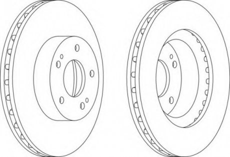 Гальмівний диск Ferodo DDF1659