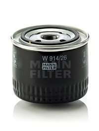 Фильтр масляный MANN-FILTER W 914/26 (фото 1)