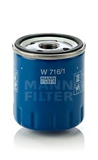 Фильтр масляный MANN-FILTER W 716/1 (фото 1)