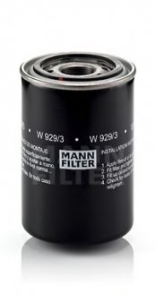 Фильтр масляный MANN-FILTER W 929/3 (фото 1)